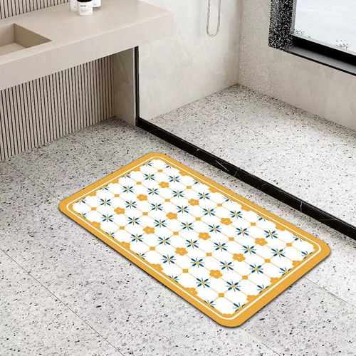 HipVan软厕所卫生间吸水地垫速干门泥垫浴室子可裁门口垫硅藻防滑