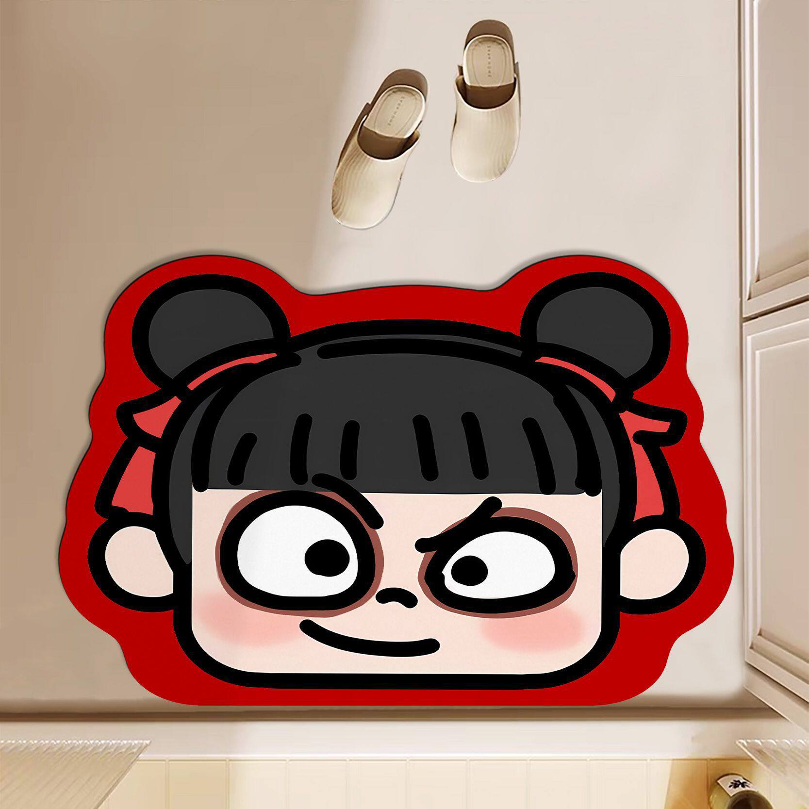 芬兰地垫进门洗手间厕所门口泥地毯入户防滑脚吸水卫生间浴室硅藻