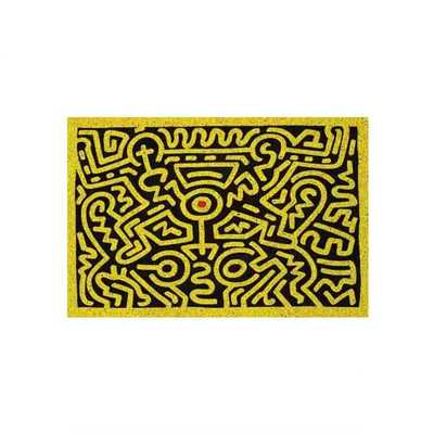 北美硅藻垫速干抽象脚垫哈林凯斯泥地KeithHaring吸水防滑浴室创