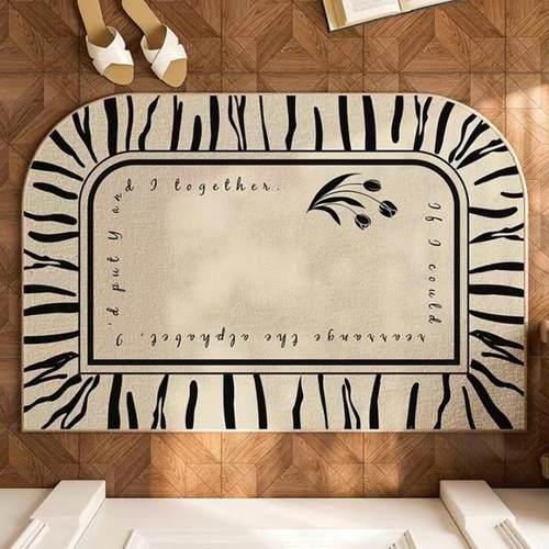 Cratejoy脚垫卫生间地毯浴室防滑垫绒地吸水垫易门口打理轻奢风水