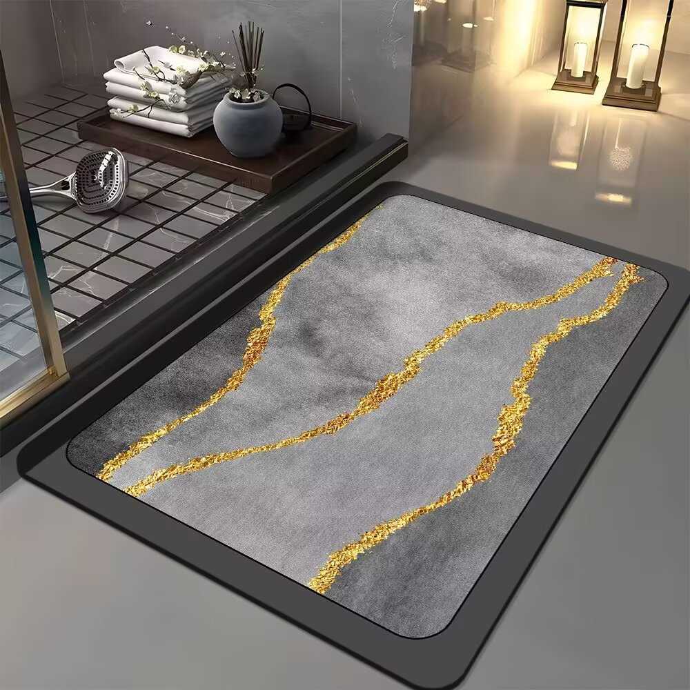 Cel速干吸水浴室吸水卫生间耐脏脚垫跨境脚踏厕所垫强地垫门口