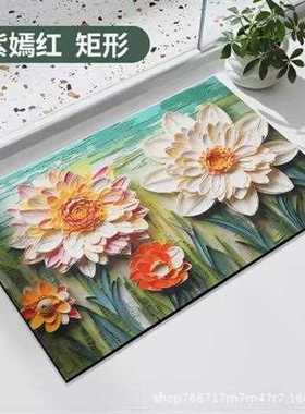 Casas Bahia家用定制泥硅藻垫入户门卫生间浴室脚垫吸淋浴房地垫