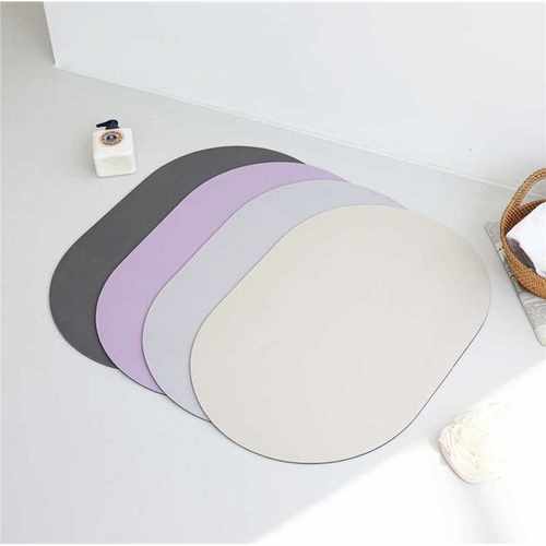 Cratejoy脚垫印制防滑垫门入户门硅藻纯色跨境浴室吸水地来图泥软