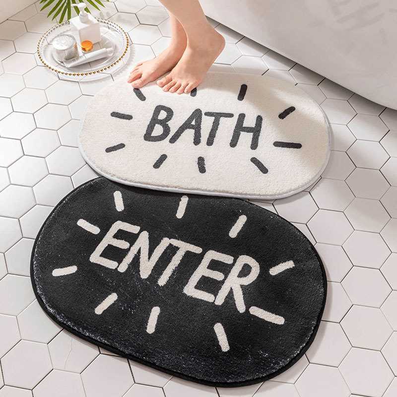 Qoo10防滑垫地毯垫进门简约门口吸水卫生间厕所脚垫地垫浴室加厚
