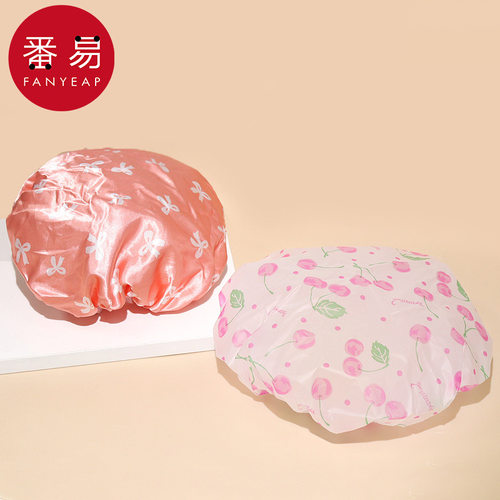 浴帽A1p701-家用洗澡沐浴护理焗油帽厨房防油烟发帽防湿头发套