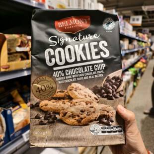 奥乐齐超市代购BELMONT BISCUIT荷兰进口巧克力味曲奇饼干400g
