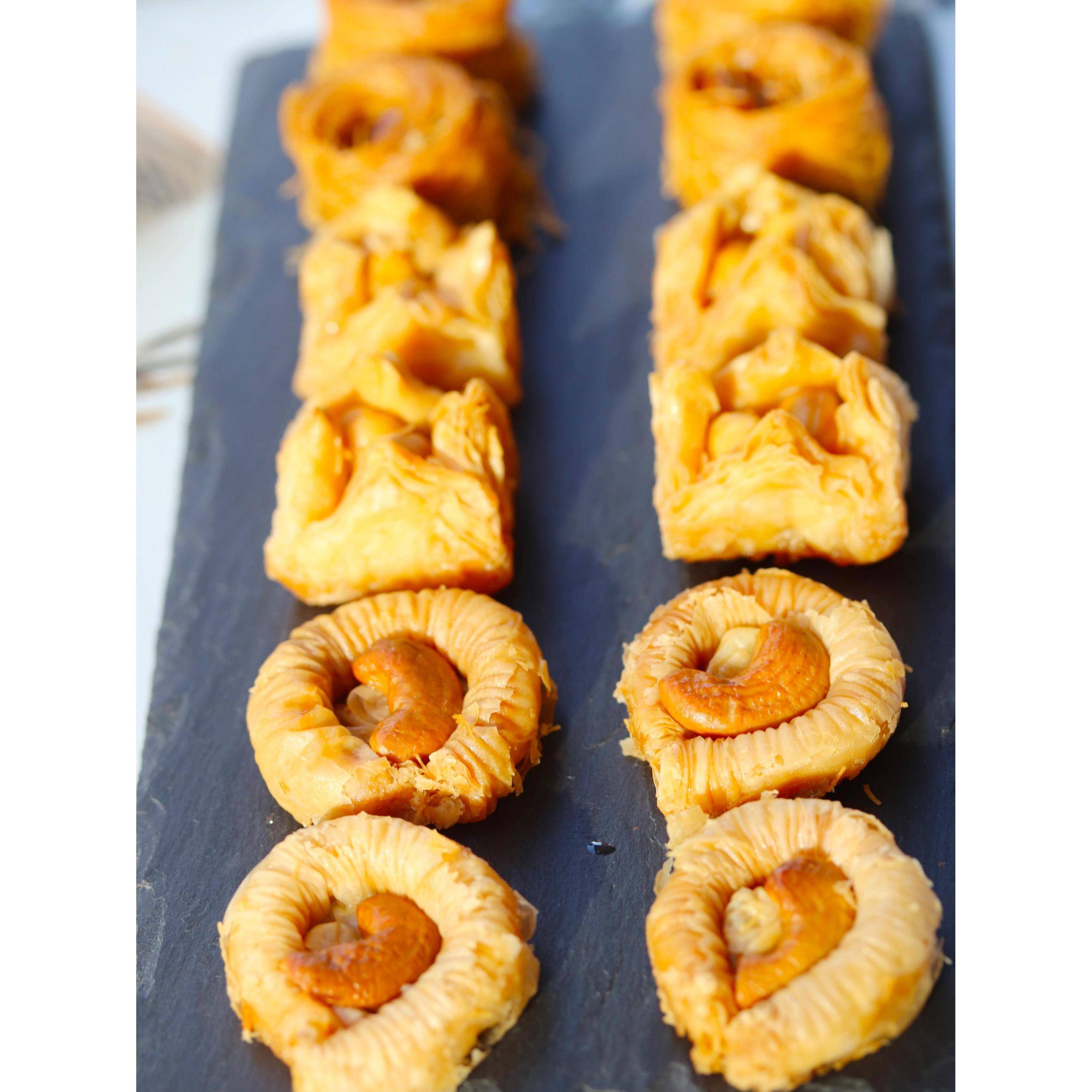 新品地中海猫土耳其巴克拉瓦进口果仁蜜饼baklava高端零食200克