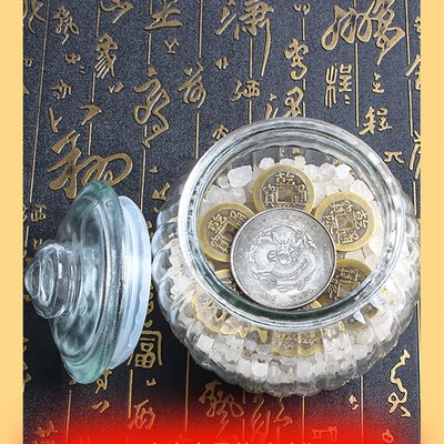 玄众阁 真安忍水瓶子床头朝西摆件2024安稳水厕所玻璃瓶安仁水