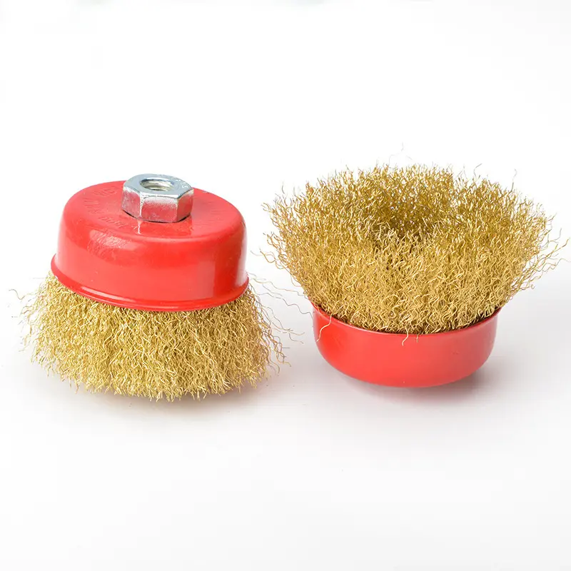 钢丝轮 3寸扭结刷4寸螺碗打磨工具除锈抛光球扭丝碗型钢丝刷
