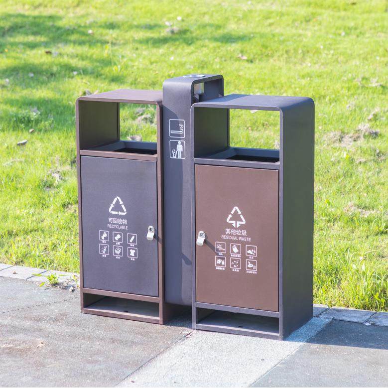 户外果皮箱垃圾桶小区街道公园分类垃圾筒镀锌板园区垃圾桶,基础建材,不锈钢垃圾桶,淘宝优惠券,粉丝福利购,淘宝优惠卷