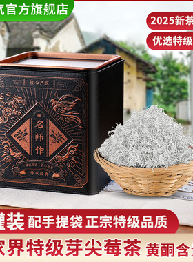 御京气莓茶2025新茶正宗张家界龙须芽尖施恩藤茶500g茶叶旗舰店