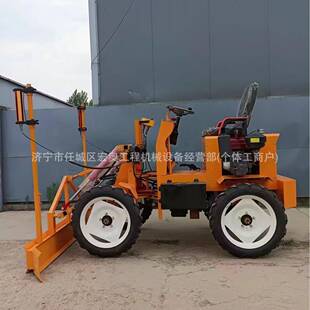 混凝土激光扒灰机四轮路面机械整平机座驾式地面高精度摊铺找平机