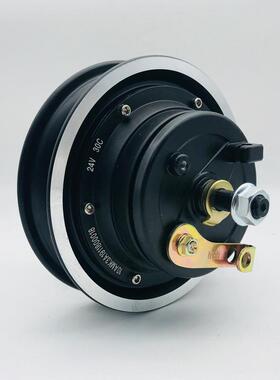 10寸电机轮毂滑板车改装套件24V350W24V36V48V电动车十寸电机轮毂