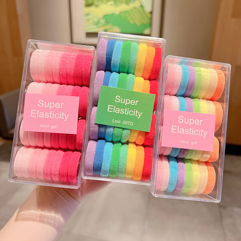 儿童毛巾圈高弹力不伤发发绳发圈