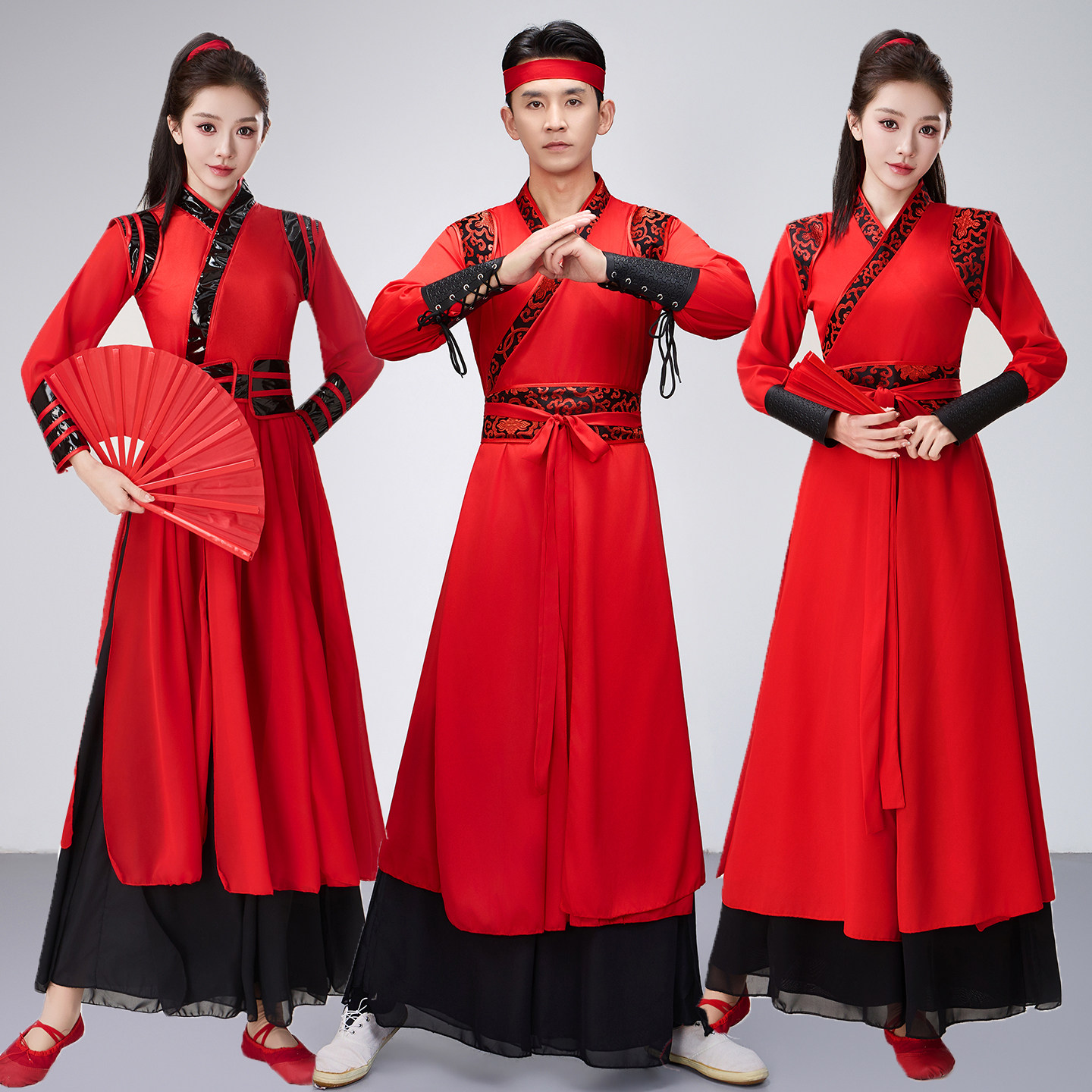 雪龙吟演出服花木兰古典舞象王行扇子舞打鼓服表演服运动会年会,女装/女士精品,汉服套装,淘宝优惠券,粉丝福利购,淘宝优惠卷