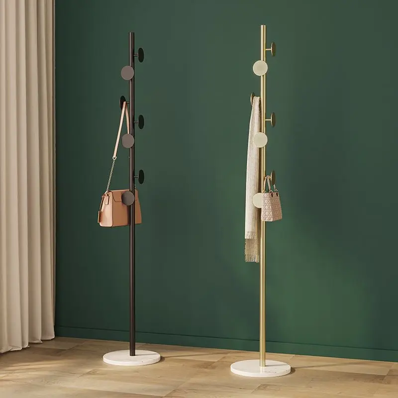 欧式轻奢落地小型挂衣架家用单杆室内挂包包架子卧室宿舍衣帽架子