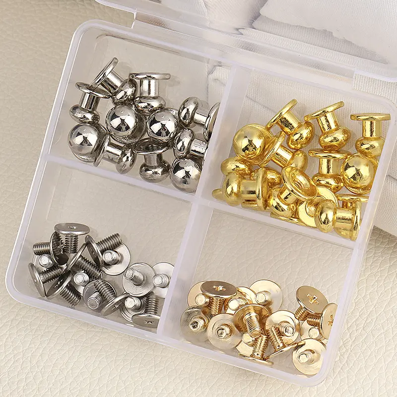 复古按扣四合扣 黄铜不锈钢钮扣金属暗扣子 服装暗扣盒装