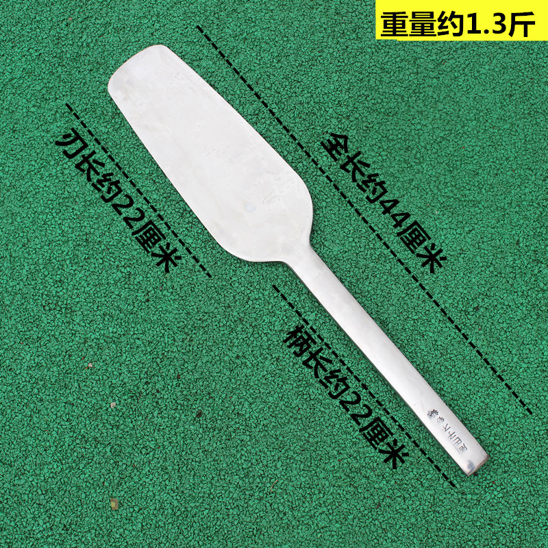不锈钢砖刀泥刀瓦刀新款砌墙刀瓦工工具圆L把锰钢加厚砌砖刀切砖