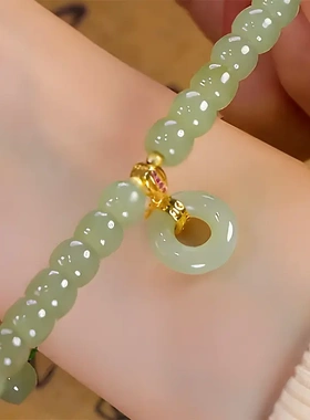 平安扣手链女扣新中式手串复古简约典雅气质轻奢风手饰