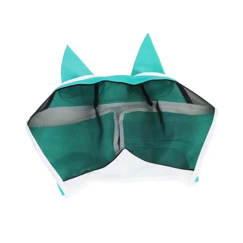 透气马面罩防蚊防虫马头罩马脸防蚊罩弹力马匹飞行马面罩工厂