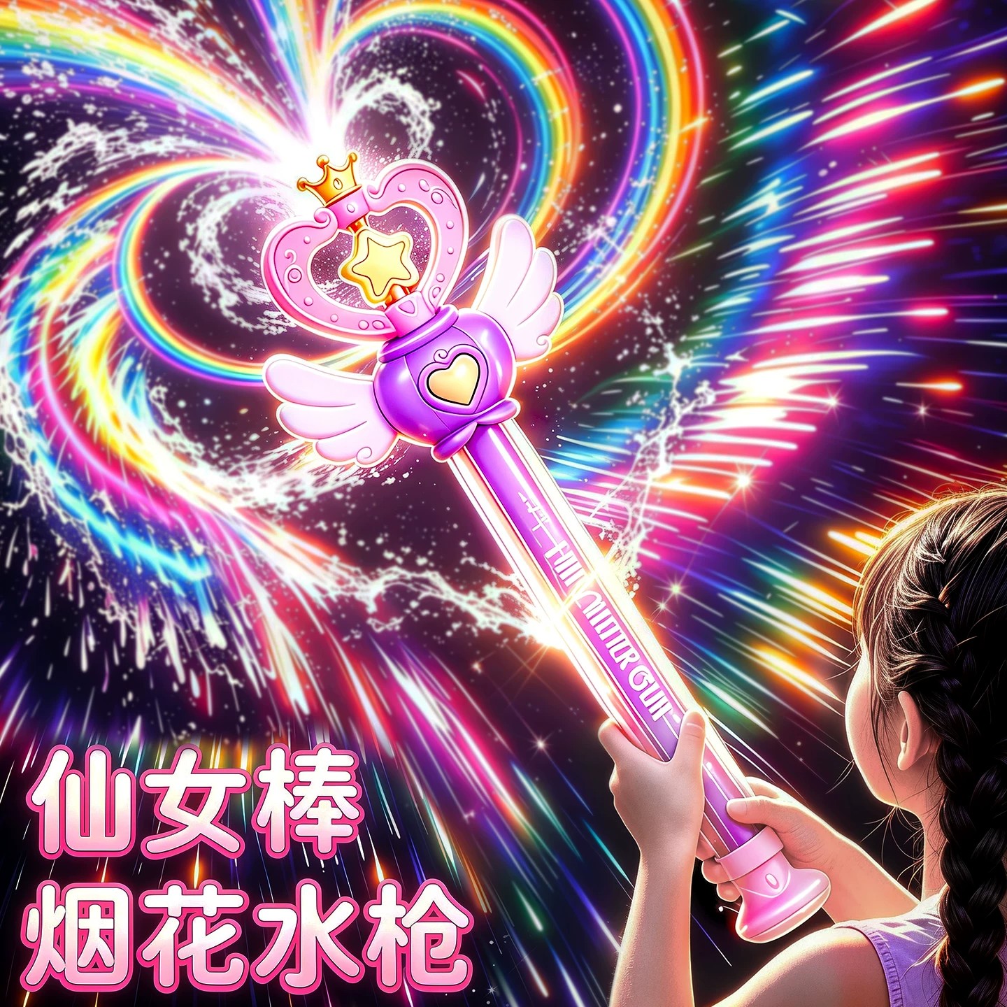 儿童抽拉式大容量水枪