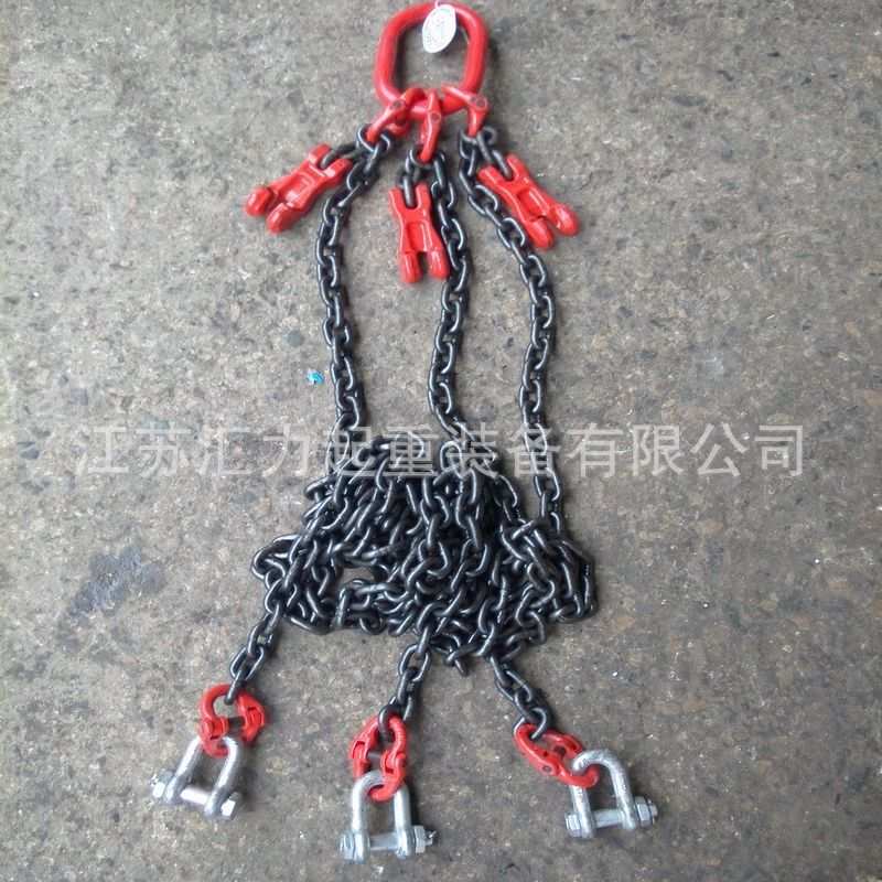 3组合链条吊具G80链条吊具 4肢链条索具5t2m