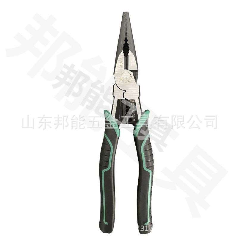 邦能工业级8寸9寸尖嘴钳铬钒钢多功能世达款电工修理省力高硬度