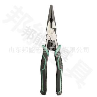 电工修理省力高硬度 邦能工业级8寸9寸尖嘴钳铬钒钢多功能世达款
