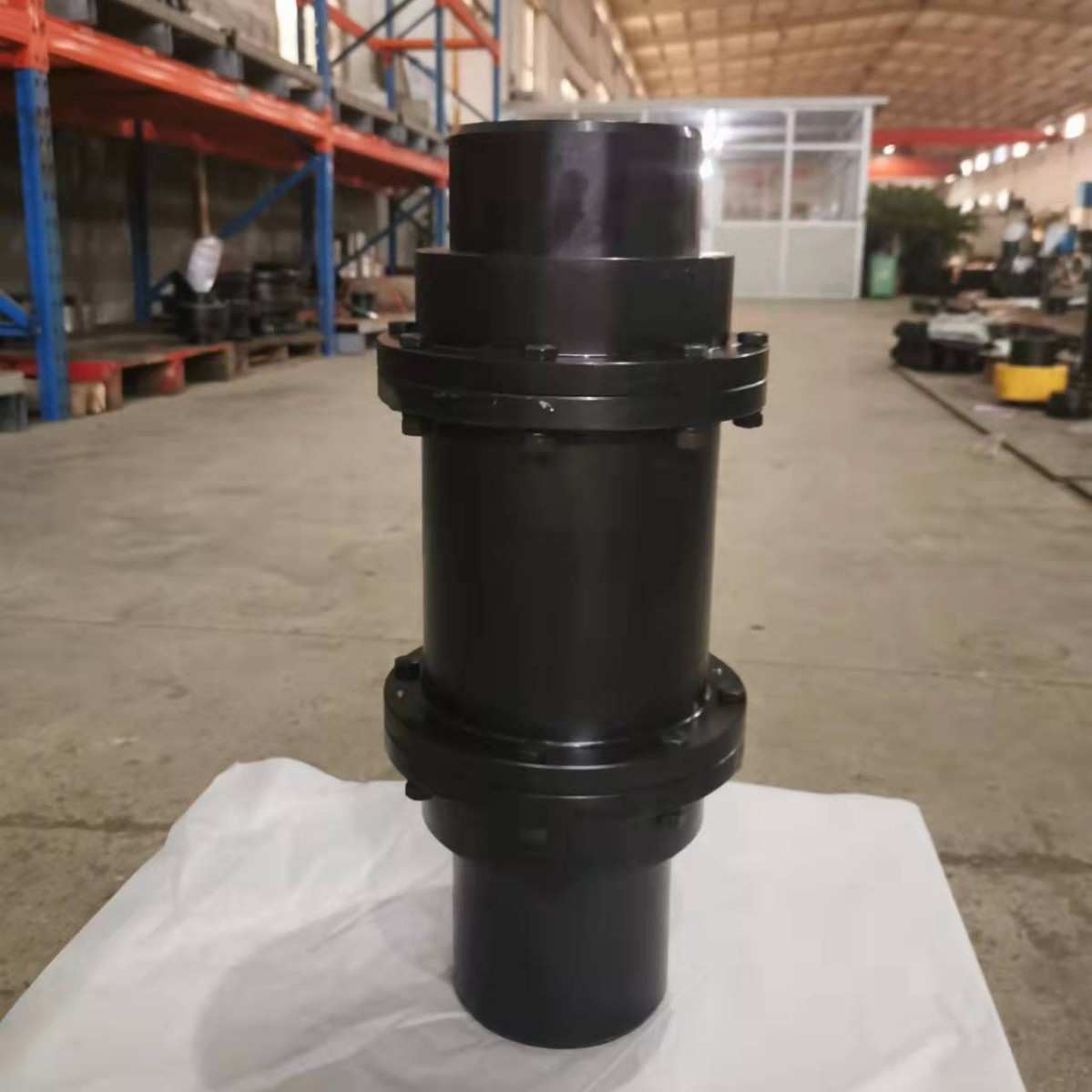 WGT型接中间套鼓形齿式联轴器大扭矩电机连接背靠轮非标联轴器