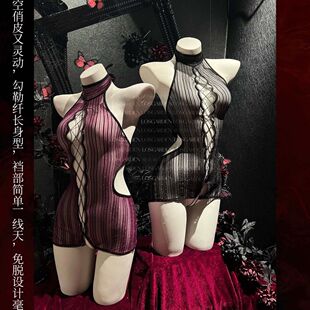 撕破睡衣成人情侣性感床上暗示睡裙紧身免脱攻速暴击套装 私房内搭