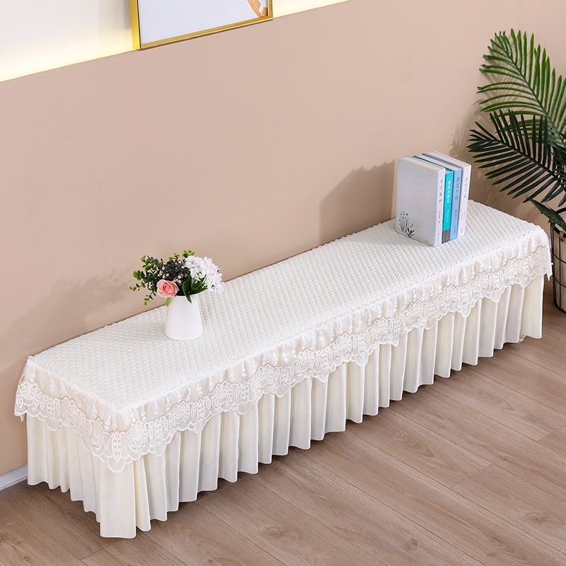 长方形换鞋凳套罩家用床尾v凳沙发长凳套钢琴凳长条凳保护罩套定