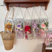 教师节礼物手工钩织毛线花清新老师礼盒搭配礼品送女朋友老师