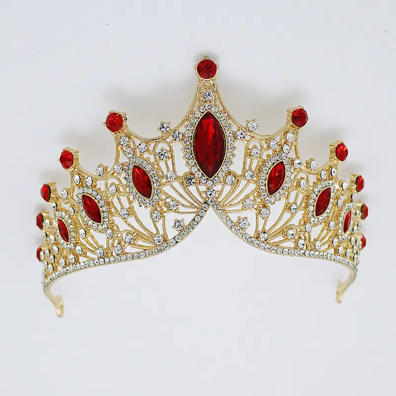 2024新款新娘结婚盘发头冠 生日头饰 发饰舞会蛋糕