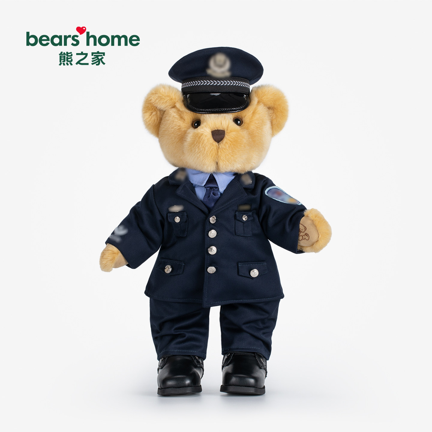 bears'home熊之家警察小熊公仔玩偶生日礼物纪念职业形象专属定制