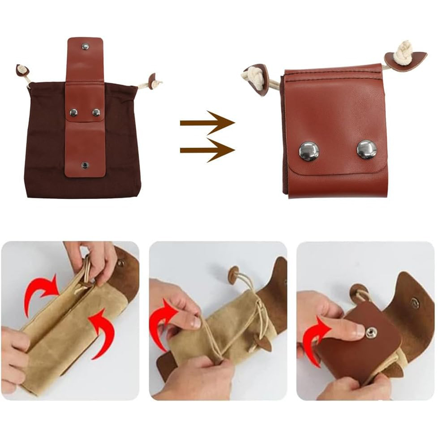 觅食袋果蔬采摘袋多功能帆布工具包露营收纳包袋Foraging bag