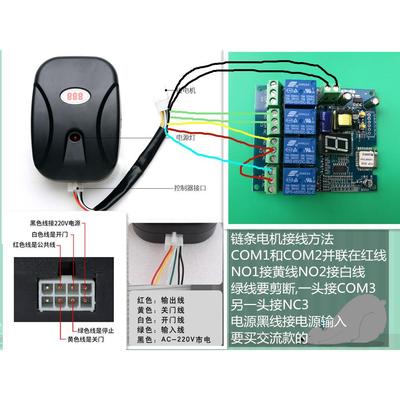 易微联卷闸门电动门平移门伸缩门对开门道闸门改装手机,远程控制