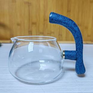 一鹿有你茶具配件 磁吸公道杯 滤杯茶海高硼硅耐热玻璃材质 磁珠