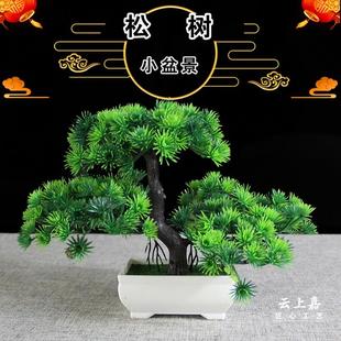 小松树清明节扫墓冬至墓地墓碑前摆件长青树随葬陪葬品骨灰盒殡葬