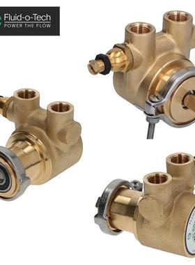 Fluid-O-Tech福力德原装水泵旋转泵头咖啡机可乐机食品机