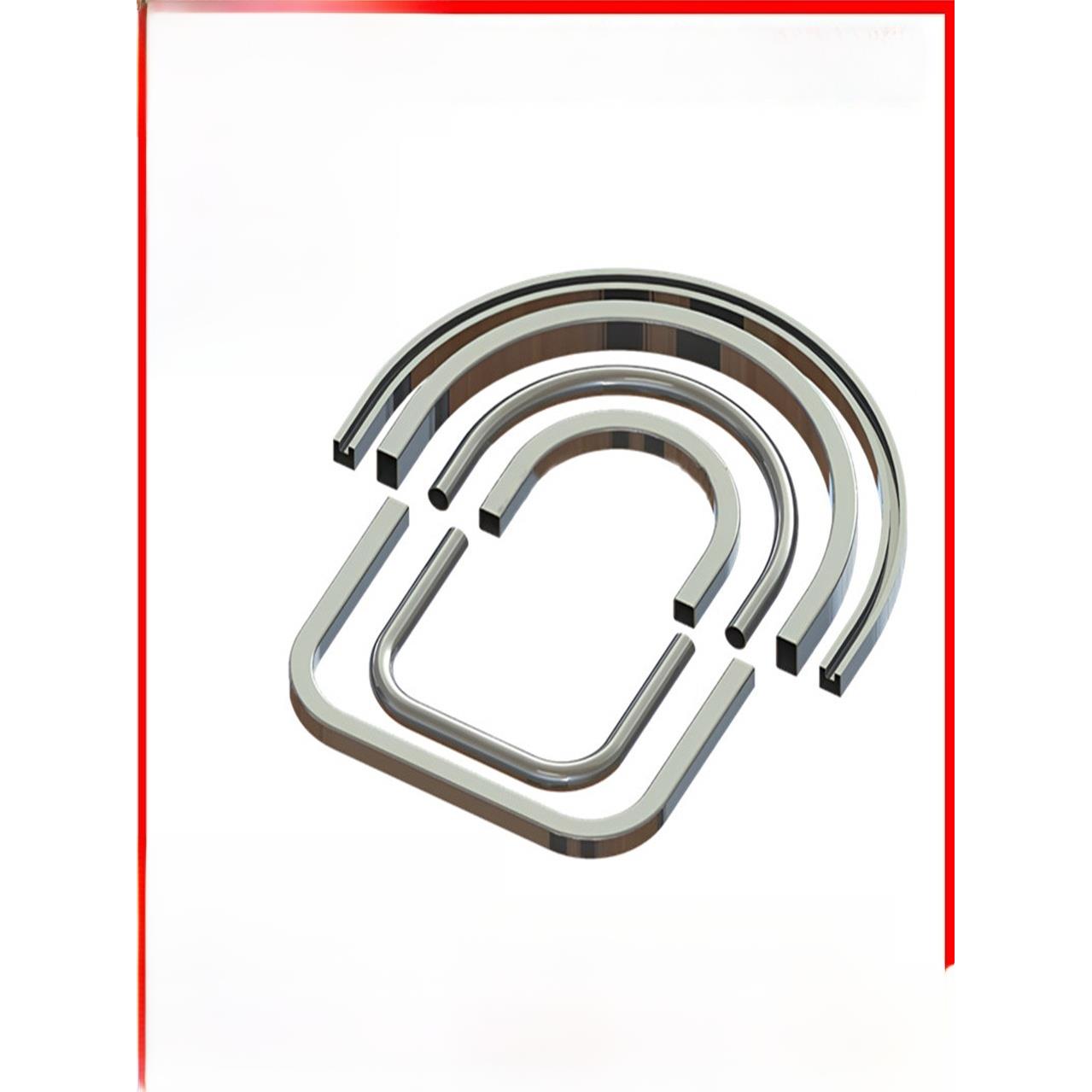 201 304不锈钢弯头加工圆管方管弯管盘管弯管大管环u型弯管定制