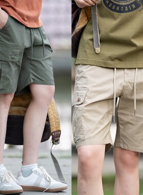 17288【拒绝劣质】夏季工装多口袋户外工装潮流短裤五分裤