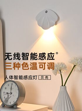 小山丘感应灯入户进门口射灯自动人体晚上起床夜间洗手充电门牌灯