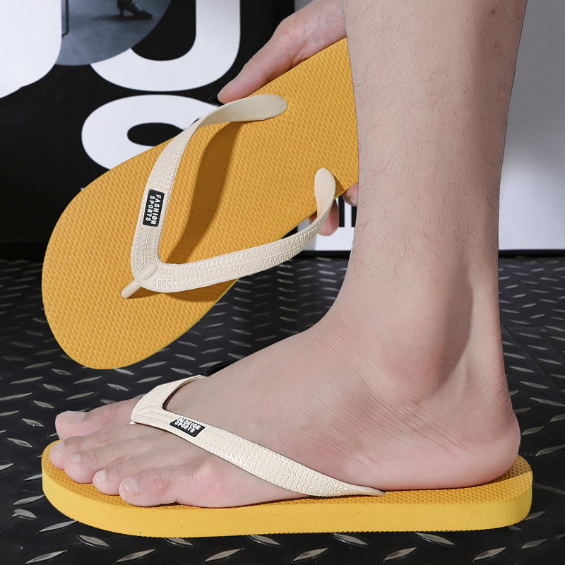 2026新款潮流男款人字拖懒人一脚蹬夹脚沙滩泳池海边时尚超软底鞋