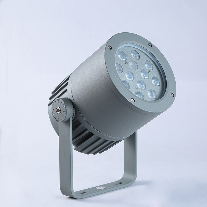 厂家直供圆鼎投光灯外壳工程灯具投光灯LEDCOB防水投光灯套件直销