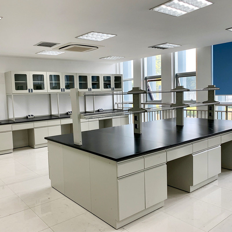 理化台面药品柜试验台通风柜钢木实验台实验室工作台桌边台天平台