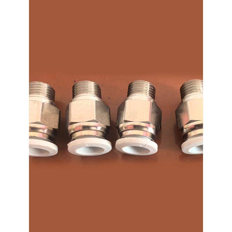 快速螺纹接头M6M8M10M12M16M20*2/0.75/1.0/1.25模具公制牙PC直通