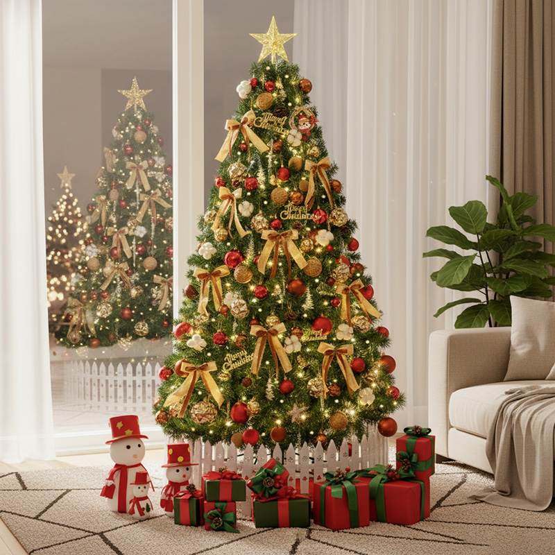 2025新款圣诞树客厅家用高级感圣诞节装饰摆件大型christmas tree