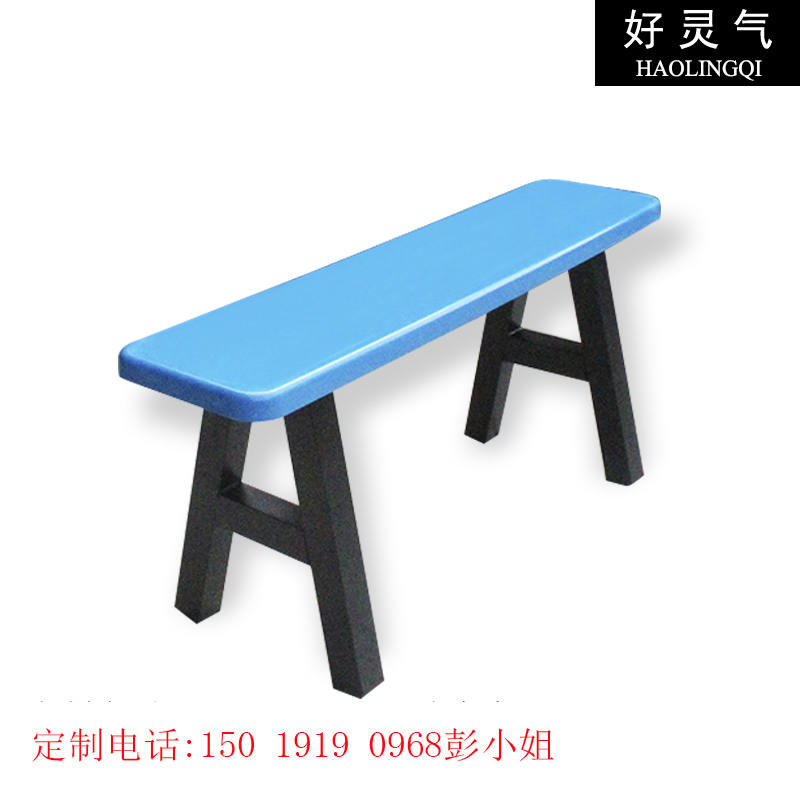 厂家生产玻璃钢独体凳 饭堂凳子 快餐店椅子分体餐桌食堂长条凳