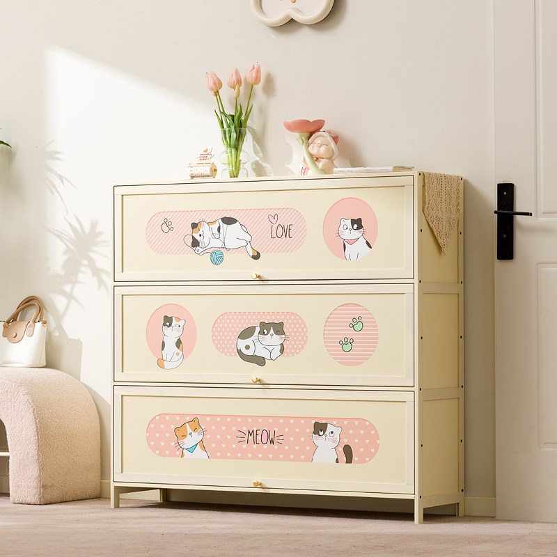 鞋柜家用门口鞋架子印花鞋柜入户玄关收纳柜楼道靠墙一体储物柜