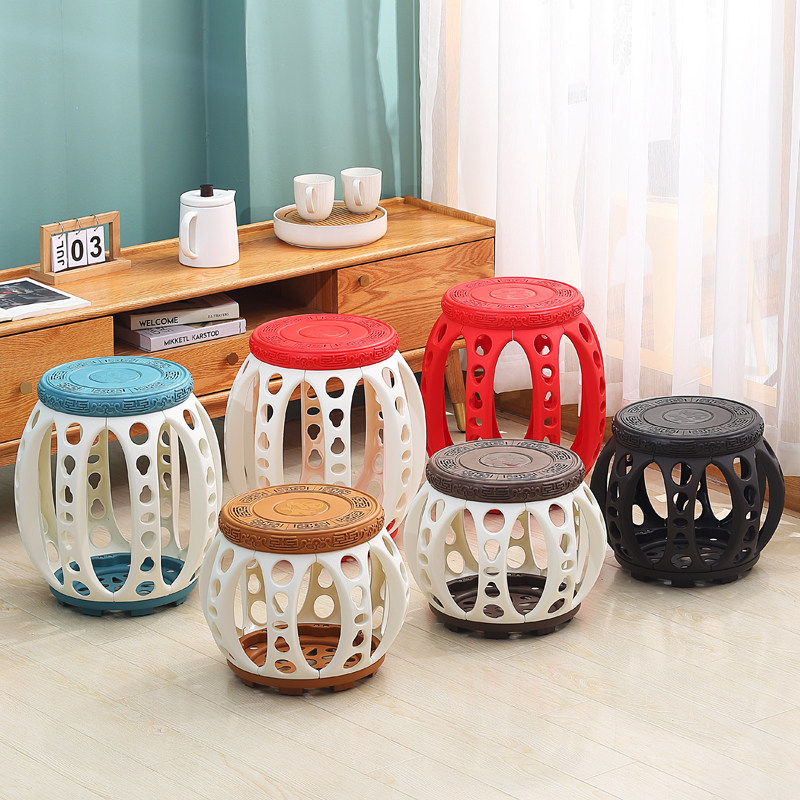 中式塑料圆鼓墩凳子家用墩客厅茶几凳茶室仿木古筝凳绣墩琴琵琶椅,住宅家具,鼓墩/绣墩,淘宝优惠券,粉丝福利购,淘宝优惠卷